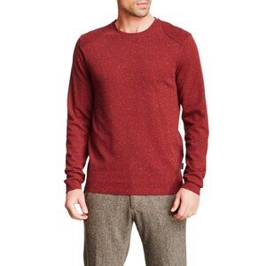 TED BAKER London Brick Red Newnepp Sweater XL Crew Neck Long Sleeve Mens 5